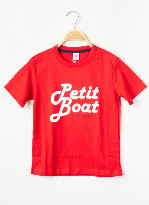 Tricou roșu PETIT BATEAU băiat