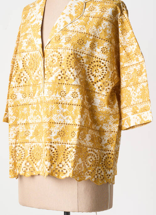 Cămașă galben STELLA FOREST femeie