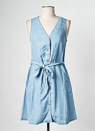 Rochie scurtă guler în v albastru VERO MODA femme