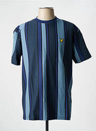 Tricou guler rotund albastru LYLE & SCOTT homme