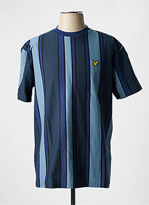 Tricou albastru LYLE & SCOTT bărbat