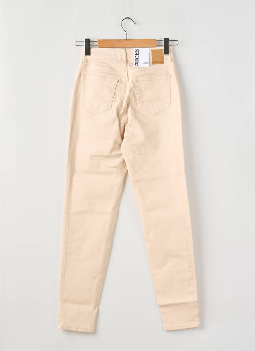 Blugi croială Mom alb PIECES femeie