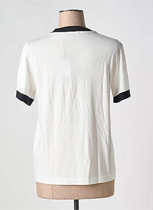 Tricou guler rotund alb NUDIE JEANS CO femeie