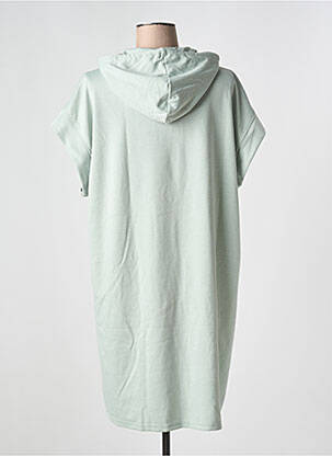 Rochie scurtă guler rotund verde B.YOUNG femeie