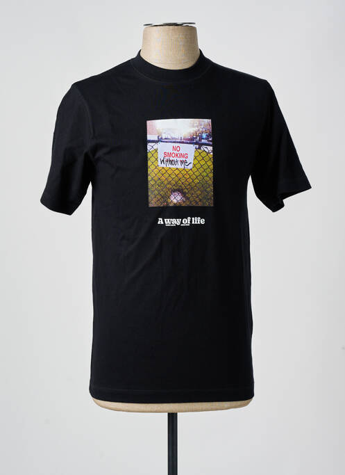 Tricou negru TEALER bărbat