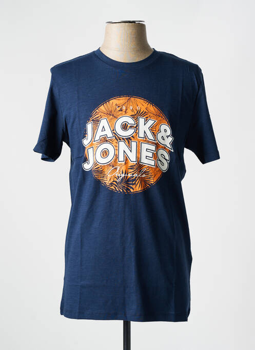 Tricou albastru JACK & JONES bărbat