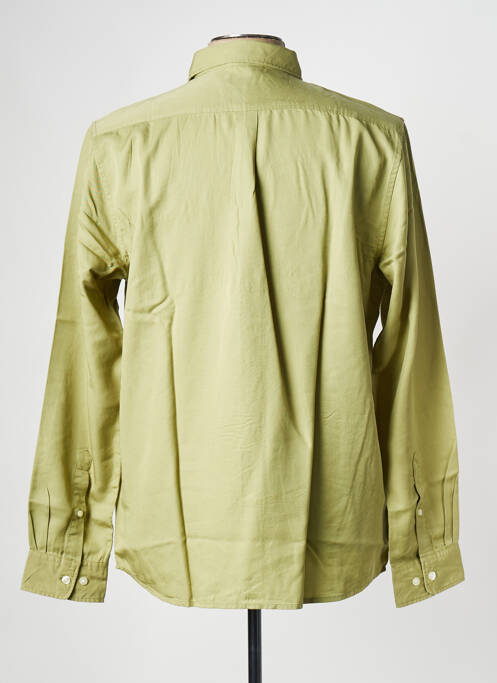 Cămașă cu mâneci lungi verde KNOWLEDGE COTTON APPAREL bărbat