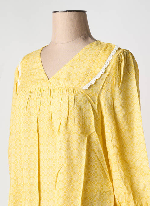 Top galben SEE U SOON femeie