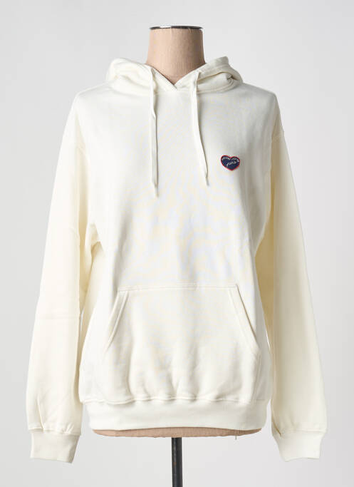 Hanorac cu glugă alb MAISON LABICHE femeie