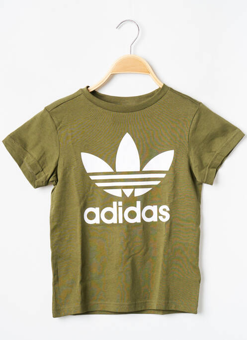 Tricou verde ADIDAS copil