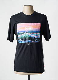Tricou guler rotund negru LEVI'S bărbat