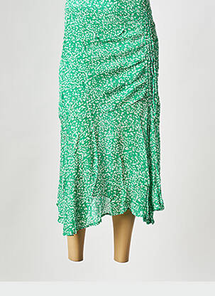 Fustă midi verde SUNCOO femeie