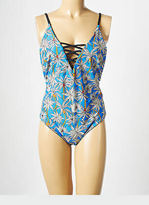 Costum de baie dintr-o singură piesă albastru WILD femeie