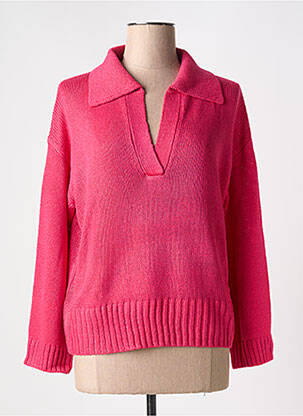 Pulover roz GRACE & MILA femeie