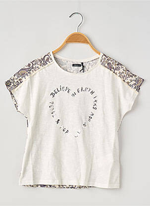 Tricou alb IKKS JUNIOR fată