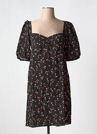 Rochie scurtă guler rotund negru JOLIE JOLIE PAR PETITE MENDIGOTE femme