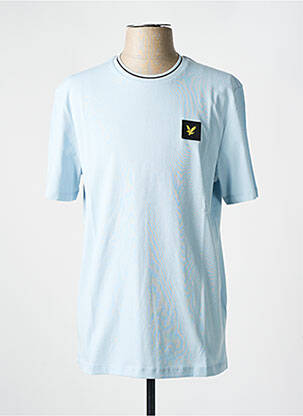 Tricou albastru LYLE & SCOTT bărbat