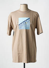 Tricou guler rotund bej JACK & JONES bărbat