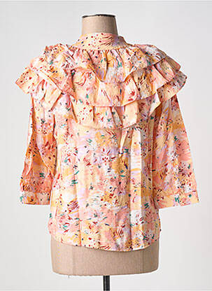 Top guler rotund multicolor VILA femeie