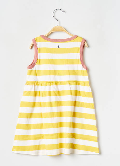 Rochie midi galben PETIT BATEAU fată