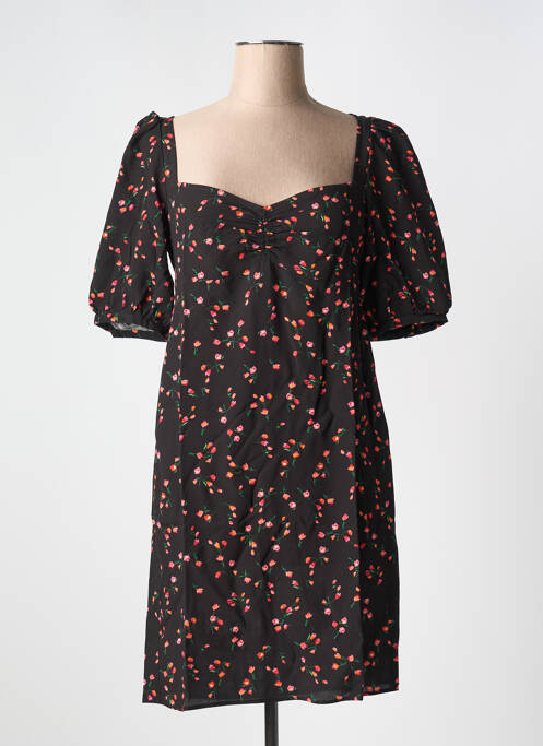 Rochie scurtă guler rotund negru JOLIE JOLIE PAR PETITE MENDIGOTE femme