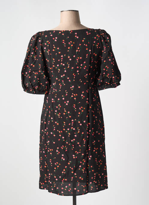 Rochie scurtă guler rotund negru JOLIE JOLIE PAR PETITE MENDIGOTE femme