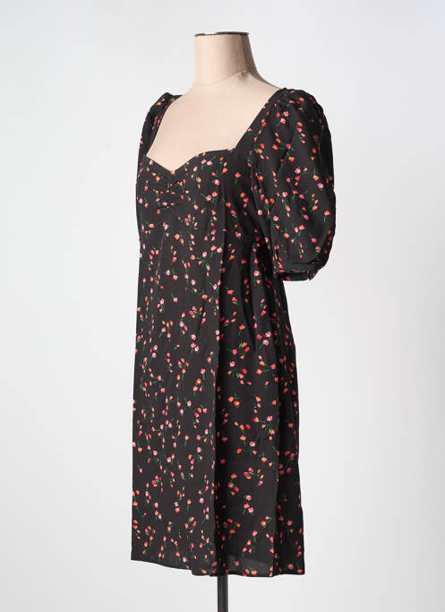 Rochie scurtă guler rotund negru JOLIE JOLIE PAR PETITE MENDIGOTE femme