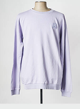 Pulover guler rotund violet FILA bărbat