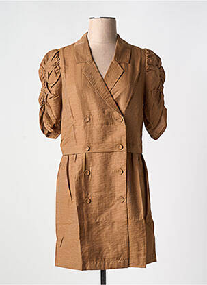 Rochie scurtă maro I.CODE (By IKKS) femeie