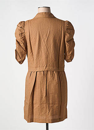 Rochie scurtă maro I.CODE (By IKKS) femeie