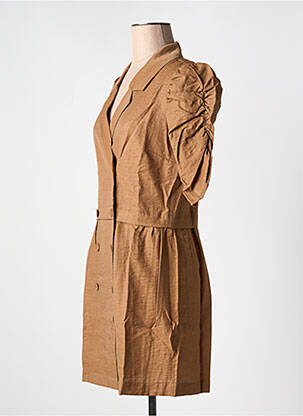 Rochie scurtă maro I.CODE (By IKKS) femeie