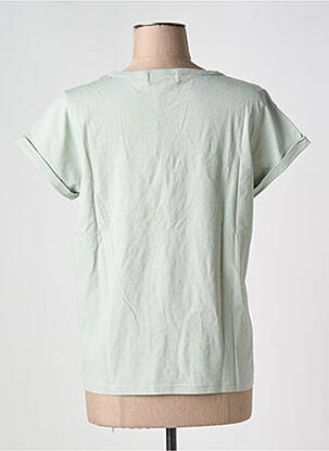 Tricou guler rotund verde MAISON LABICHE femeie
