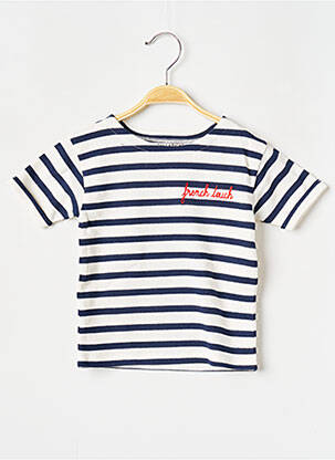 Tricou guler rotund albastru MAISON LABICHE băiat
