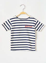 Tricou guler rotund albastru MAISON LABICHE băiat