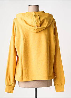 Hanorac cu glugă guler rotund galben KNOWLEDGE COTTON APPAREL femeie