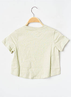 Tricou guler rotund verde NIKE fată