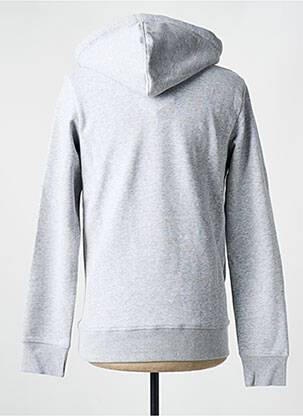 Hanorac cu glugă guler rotund gri JACK & JONES bărbat
