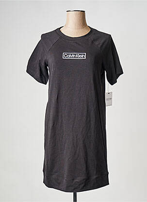 Tricou guler rotund negru CALVIN KLEIN femeie
