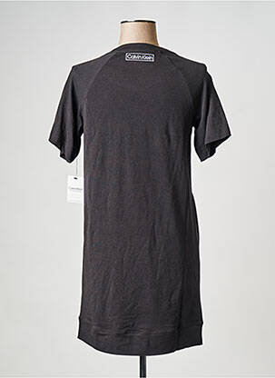 Tricou guler rotund negru CALVIN KLEIN femeie