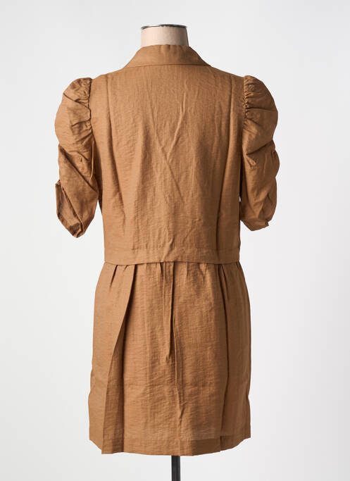 Rochie scurtă maro I.CODE (By IKKS) femeie