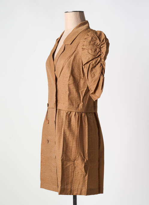 Rochie scurtă maro I.CODE (By IKKS) femeie