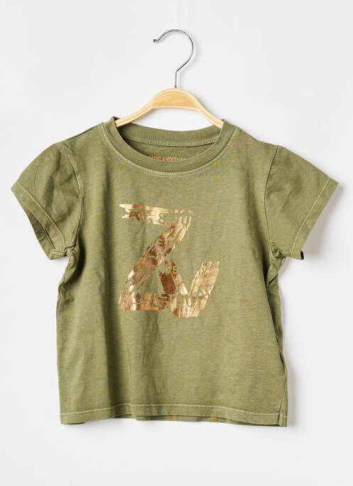 Tricou verde ZADIG & VOLTAIRE fată