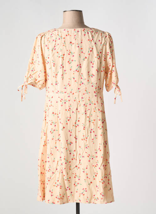 Rochie scurtă guler în v roz JOLIE JOLIE PAR PETITE MENDIGOTE femme