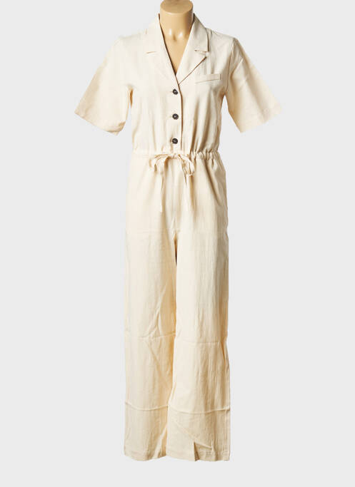 Salopetă-pantalon bej SELECTED femeie