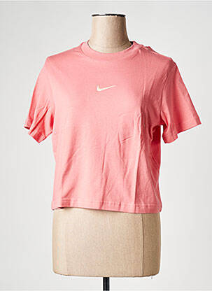 Tricou guler rotund roz NIKE fată