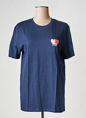 Tricou guler rotund albastru BIZANCE femeie