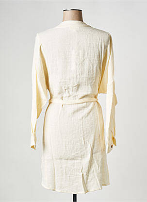 Rochie midi guler rotund alb GRACE & MILA femeie