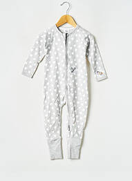 Pijama guler rotund gri DIM enfant