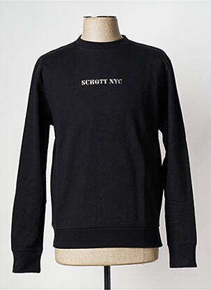 Tricou guler rotund negru SCHOTT bărbat