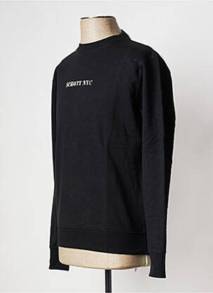 Tricou guler rotund negru SCHOTT bărbat